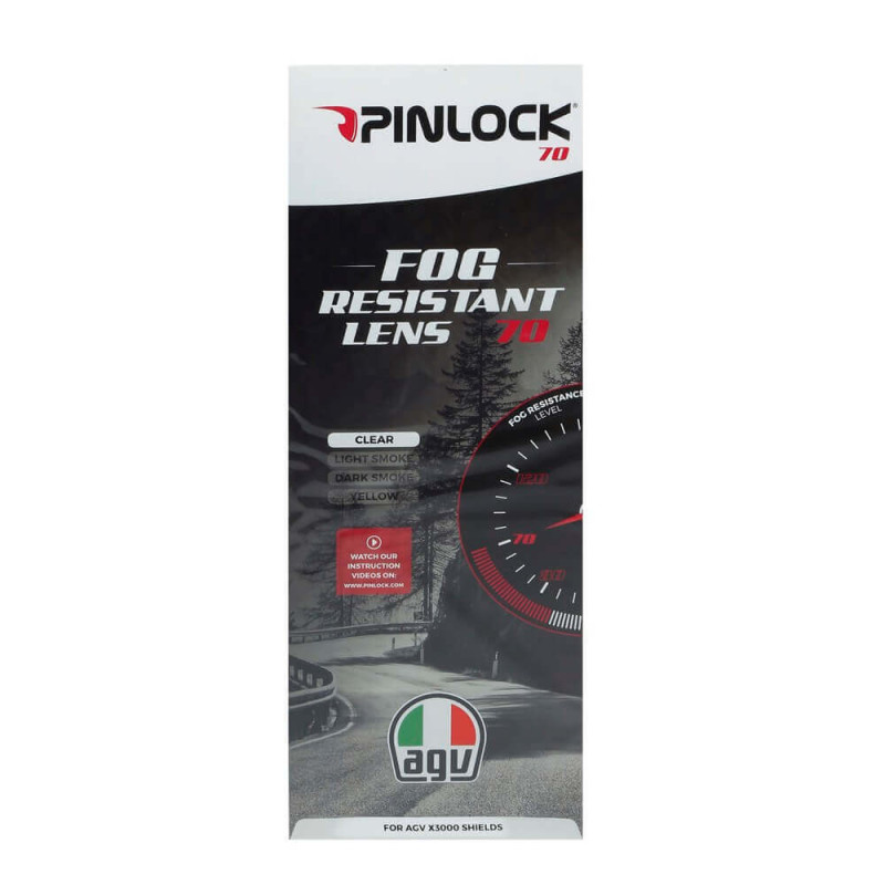 AGV LENTILLE PINLOCK MAX 70 POUR - K5 S/K3 SV/K1 S/STREETMODULAR