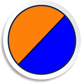 Orange/bleu (1)
